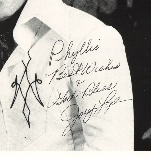 Joey Lee 1970s Autographed Press Photo Country Music Hand Signed *P75c, изображение 2