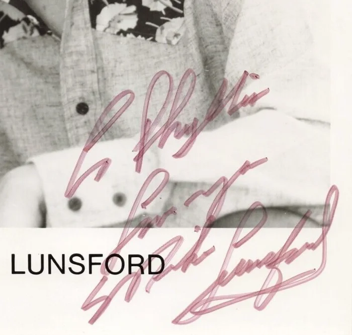 Mike Lunsford 1970s Autographed Press Photo Gusto Records Hand Signed *P75b, изображение 2