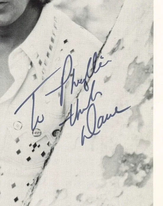 Dave Conway 1970s Autographed Press Photo True Records Hand Signed *P75c, изображение 2
