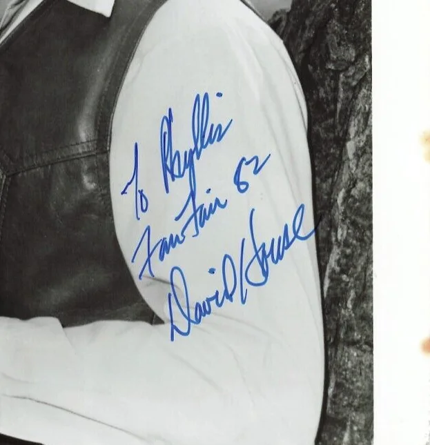 David House 1970s Autographed Press Photo Country Music Hand Signed *P75c, изображение 2