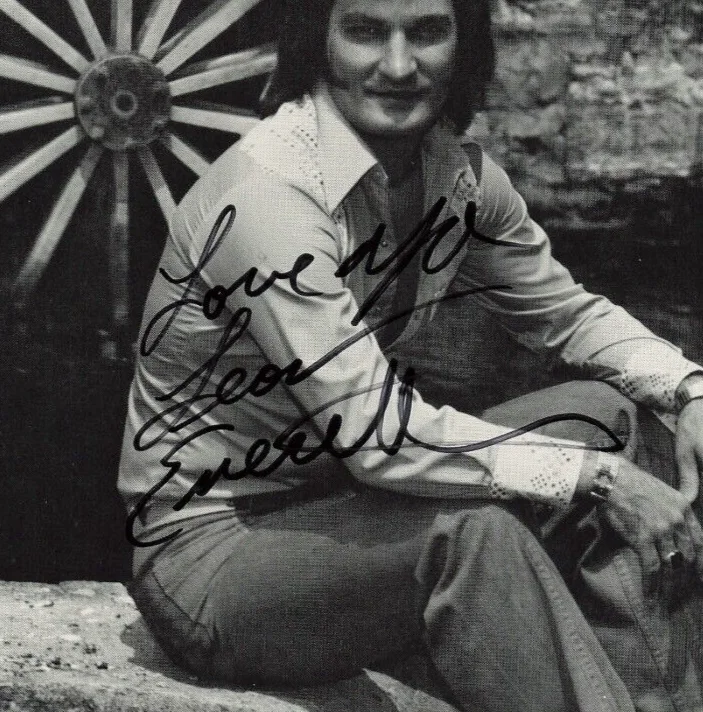Leon Everette 1970s Autographed Press Photo Country Music Hand Signed *P75c, image 2