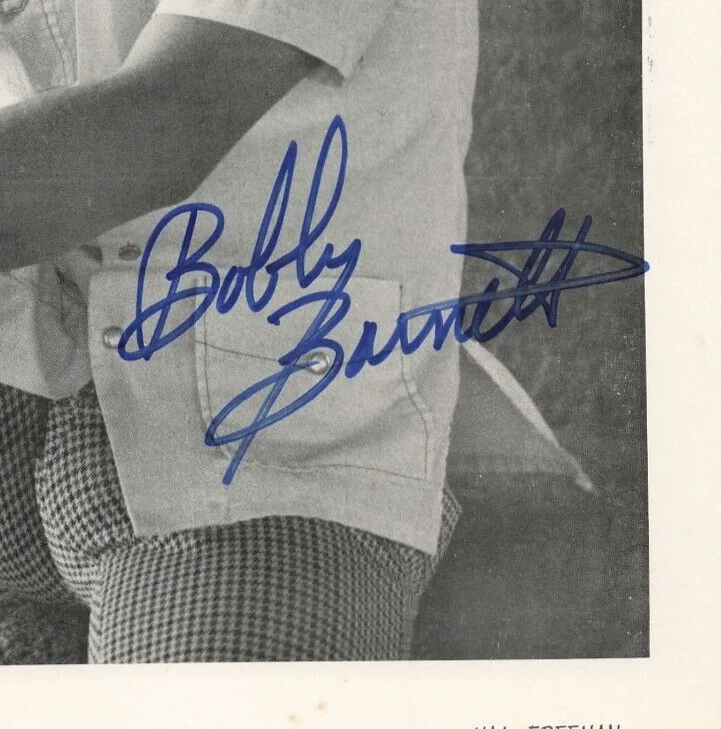 Bobby Barnett 1970s Autographed Press Photo Cin Kay Records Hand Signed *P75c, изображение 2