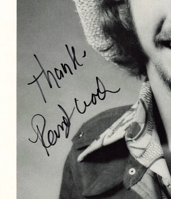 Randy Wade 1970s Autographed Press Photo Busch Country Records Hand Signed *P75b, image 2