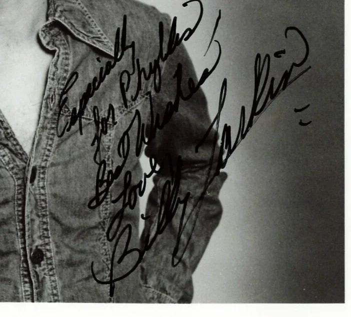 Billy Larkin 1980s Autographed Press Photo Country Music Hand Signed *P75c, image 2