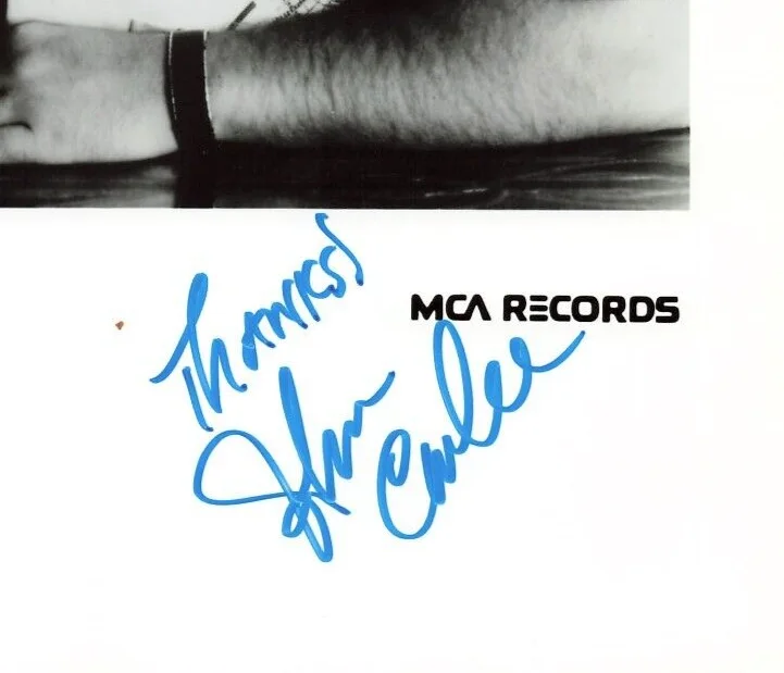 John Conlee 1980s Autographed Press Photo Hand Signed MCA Country Music *P75c, image 2
