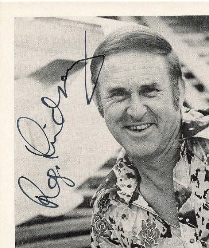 Reg Lindsay 1970s Autographed Press Photo Con Brio Records Hand Signed *P75b, image 2