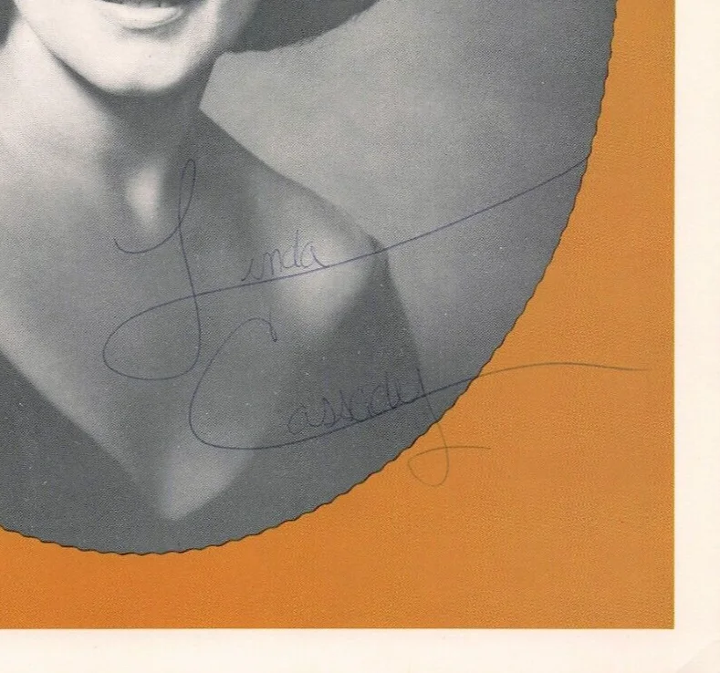 Linda Cassady 1970s Autographed Press Photo Country Music Print Signed *P75c, изображение 2