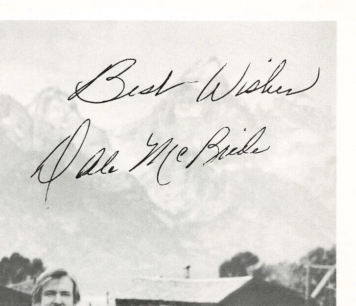 Dale McBride 1970s Autographed Press Photo Con Brio Records Hand Signed *P75c, изображение 2