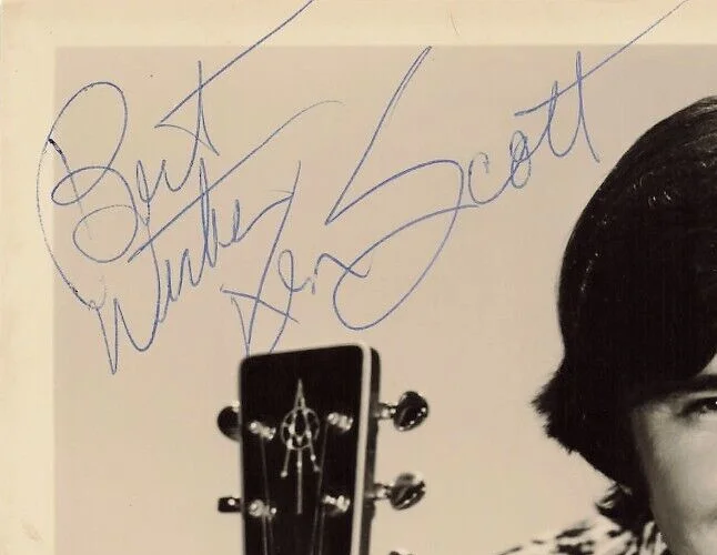 Ken Huens 1970s Autographed Press Photo Gold Nugget Records Hand Signed *P75c, изображение 2