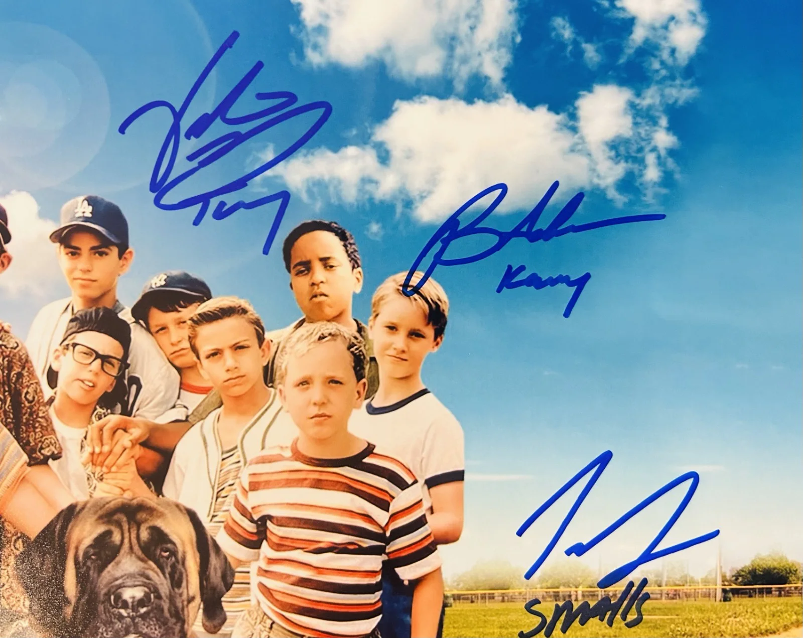 Tom Guiry, Brandon Adams, Victor DiMattia, Chauncey Leopardi, Sha — The Sandlot Autographed/Signed 11x14 Photo Five Star Cert.🔥📈, image 2