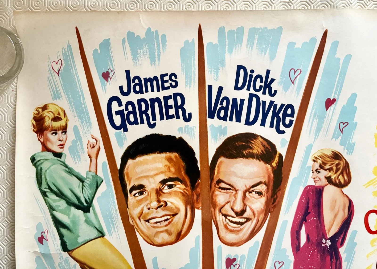 The Art of Love That Funny Feeling Original 1965 Double Bill Quad Poster, изображение 5