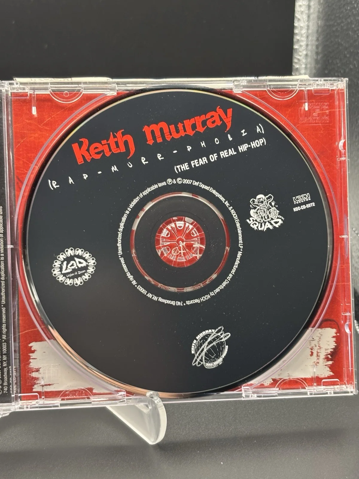 Keith Murray Autographed Rap-Murr-Phobia CD Album – Beckett Certified, изображение 3