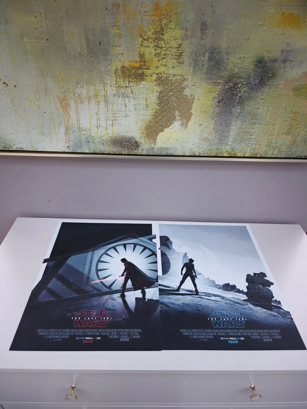 Star Wars The Last Jedi Original Movie Poster A3 2017 Set Of X2 Odeon Lucasfilm, изображение 4