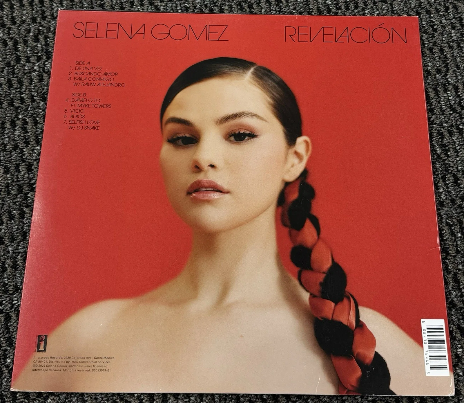 Selena Gomez Signed Autographed Revelación Vinyl Album JSA Authenticated Disney, изображение 3