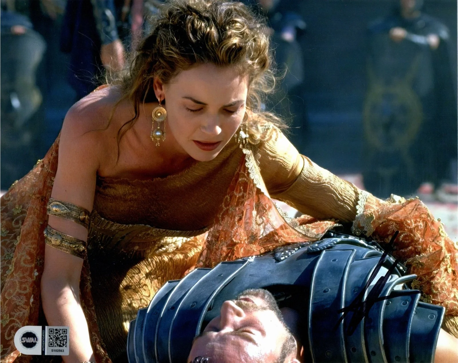 connie nielsen — Connie Nielsen Signed 8x10 Photo Gladiator Lucilla SWAU