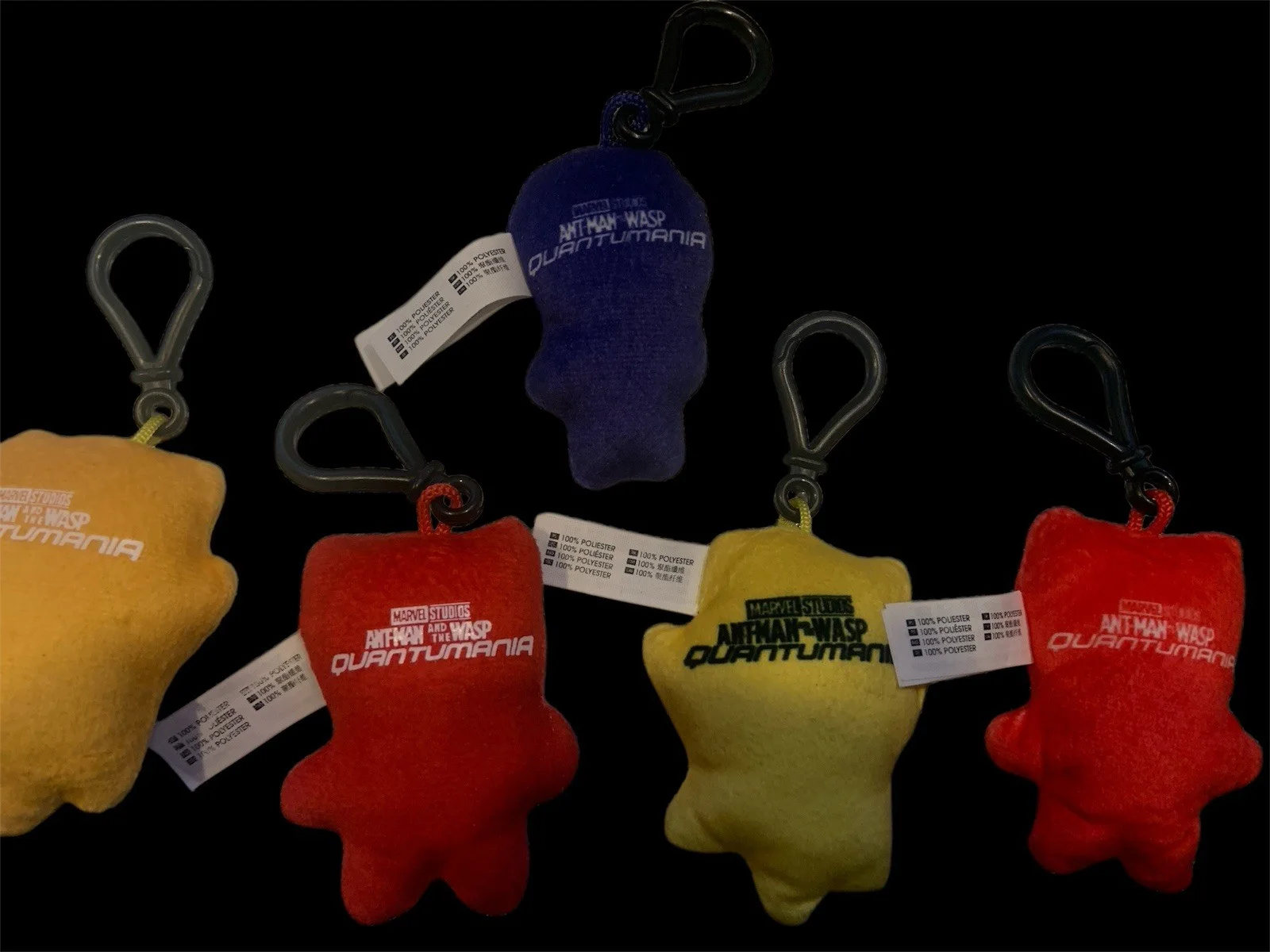 Marvel Studios Antman And The Wasp Quantum Mania Rare Press Kit Plush Bag Clips, image 2