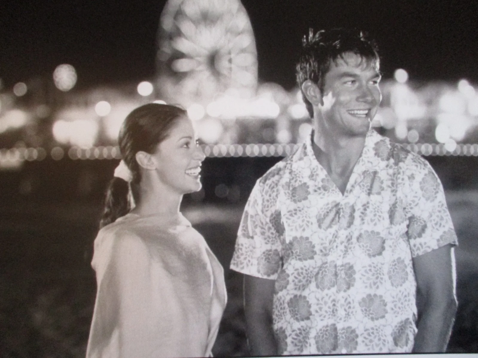 Shannon Elizabeth/Jerry O'Connell("TOMCATS")2001 10 x 8 Black/White Press Photo, изображение 2