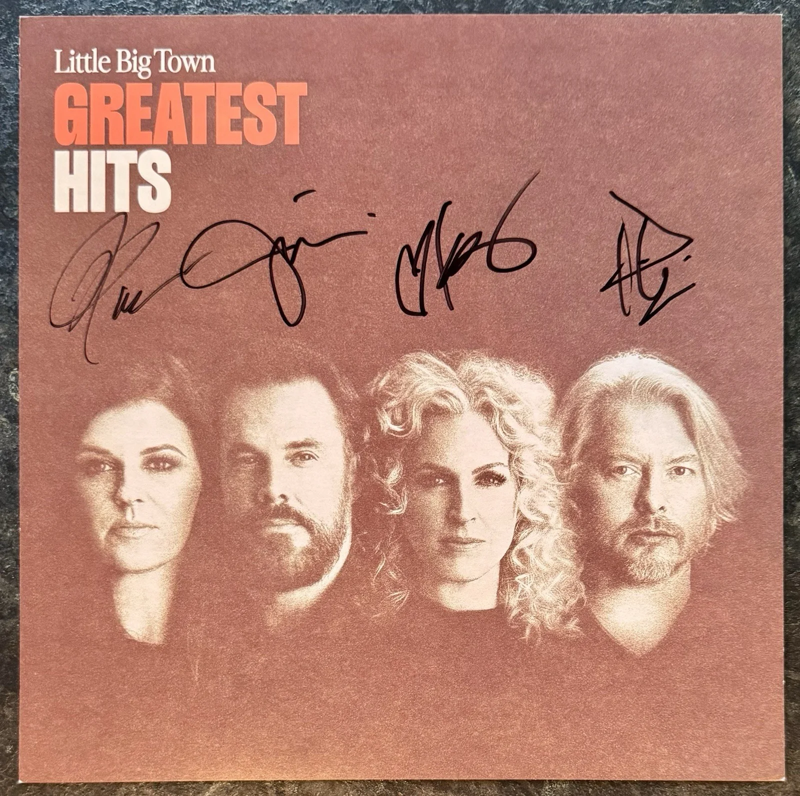 Little Big Town - **SIGNED** Insert - All 4 Band Members, image 2