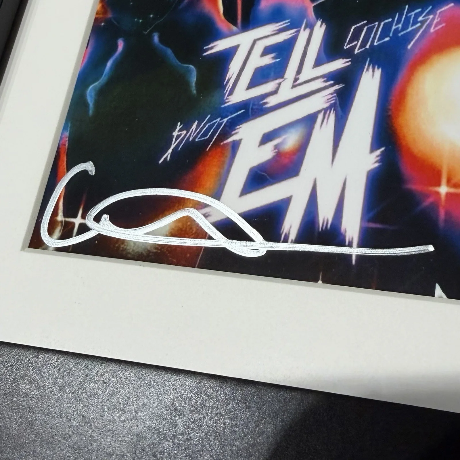 COCHISE RAPPER SIGNED TELL EM CD ALBUM AUTOGRAPH FRAMED SNOT $NOT PSA COA, image 3