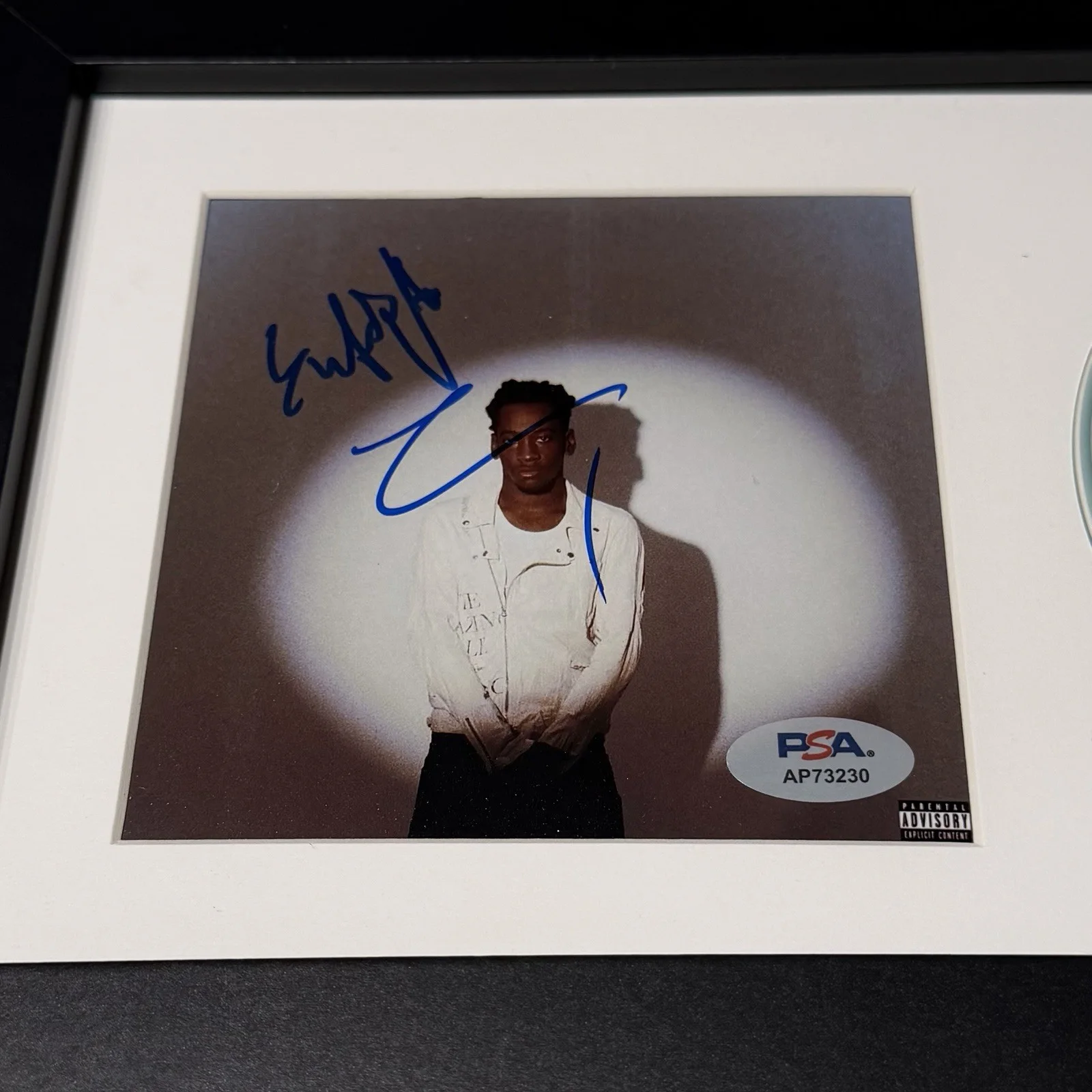 SWAPA RAPPER SIGNED ARMAGEDDON CD ALBUM AUTOGRAPH FRAMED PSA COA, image 2