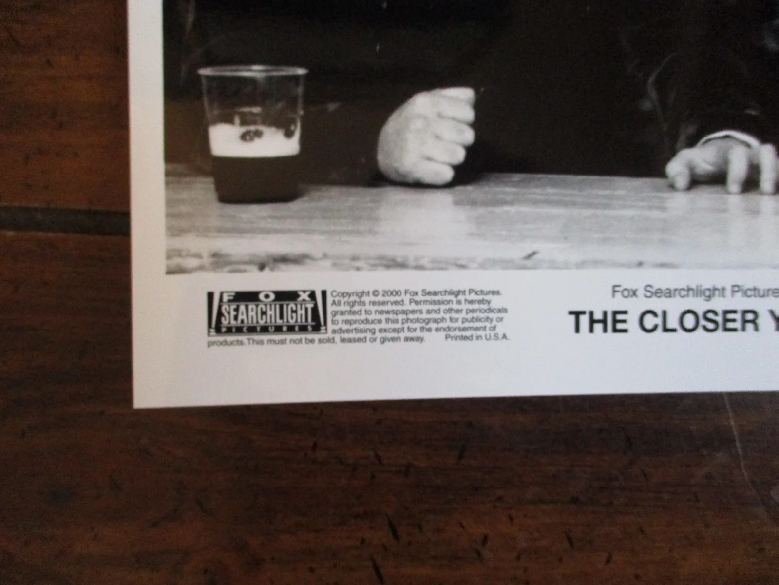 Cathleen Bradley/Ian Hart/Risteard Cooper(THE CLOSER YOU GET)2000 10x8 B&W Photo, изображение 3