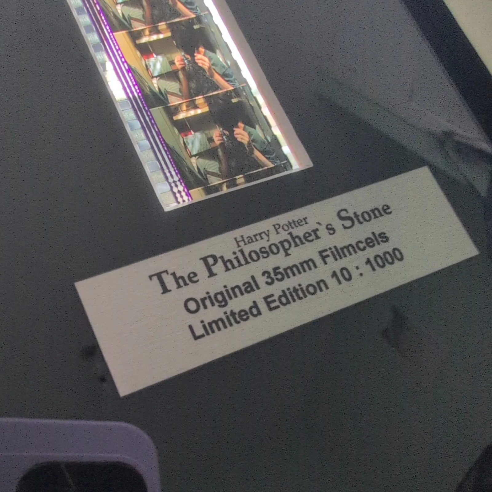 Harry Potter Philosopher’s Stone Original 35mm Film Cell 10/1000 Framed COA, изображение 2
