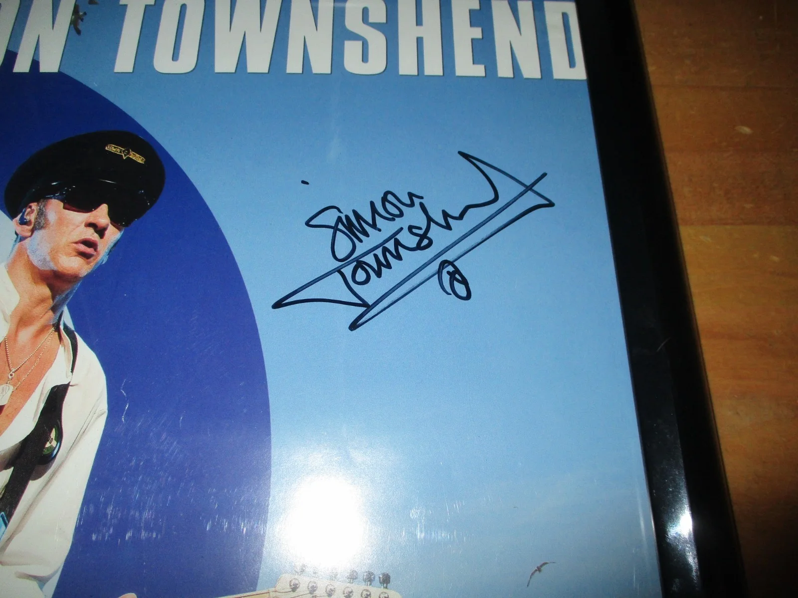 Simon Townsend Signed 2012 Looking Out Looking In Window Framed Poster - The Who, image 2