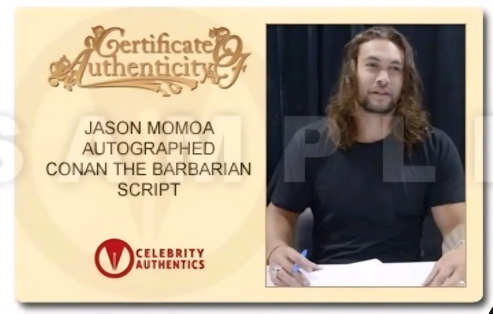 Jason Momoa, Stephen Lang — Conan the Barbarian (2011) Cast Signed Script Jason Momoa Rose McGowan +3, image 4