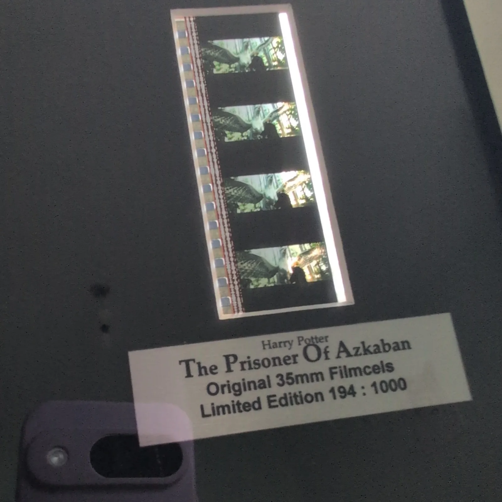 Harry Potter Prisoner of Azkaban Original 35mm Film Cell 194/1000 Framed COA, изображение 2