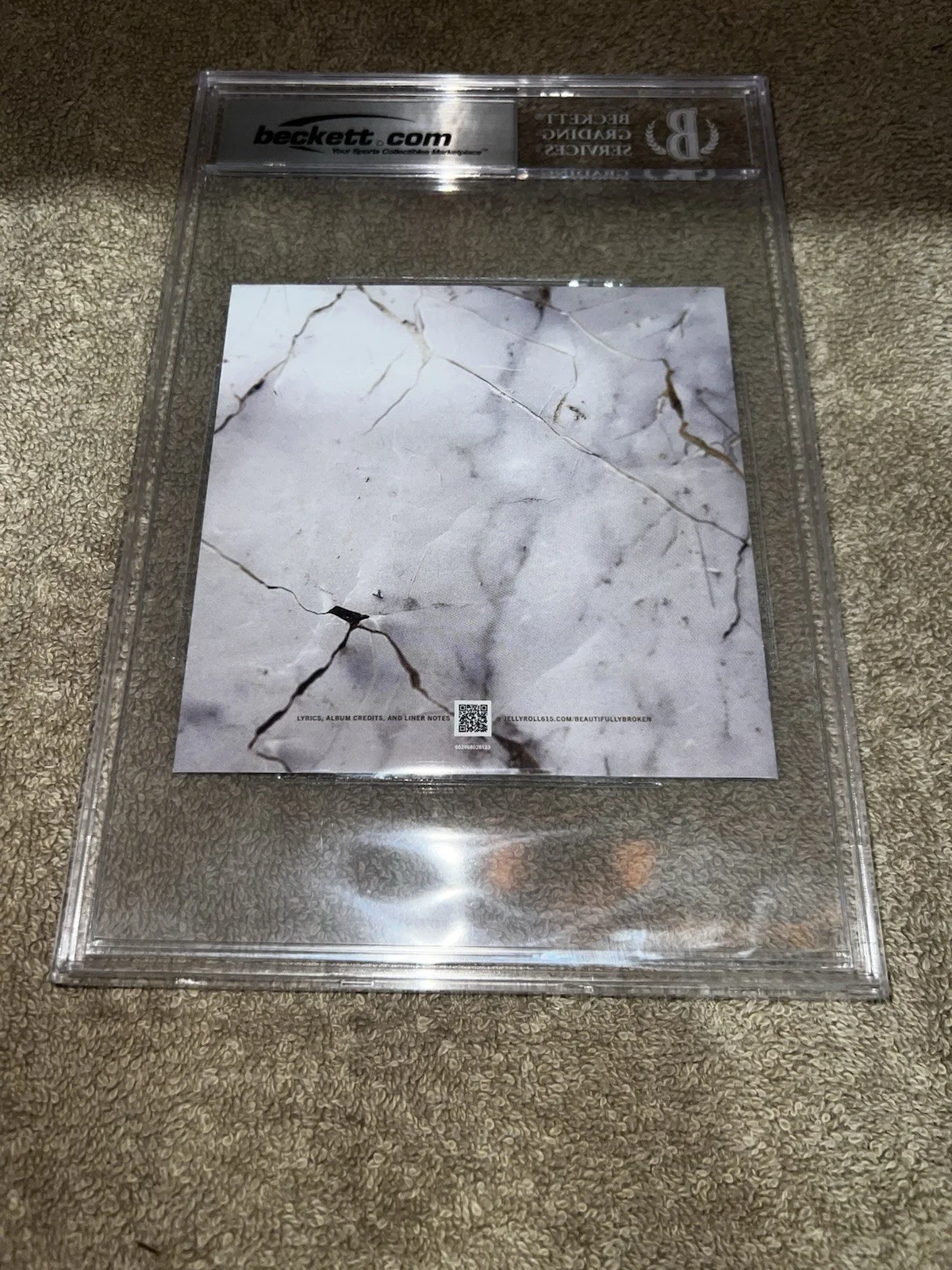 Jelly Roll Signed Beautifully Broken CD Booklet Country Music Star Beckett, изображение 2