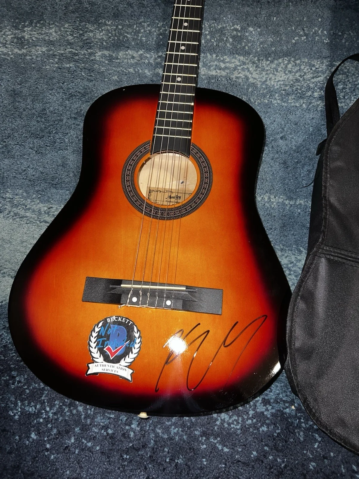 Kenny Chesney Signed Full Size Acoustic Guitar Country Music Legend Beckett, изображение 2