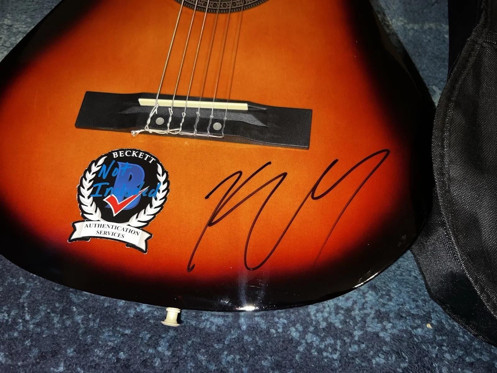 Kenny Chesney Signed Full Size Acoustic Guitar Country Music Legend Beckett, изображение 3