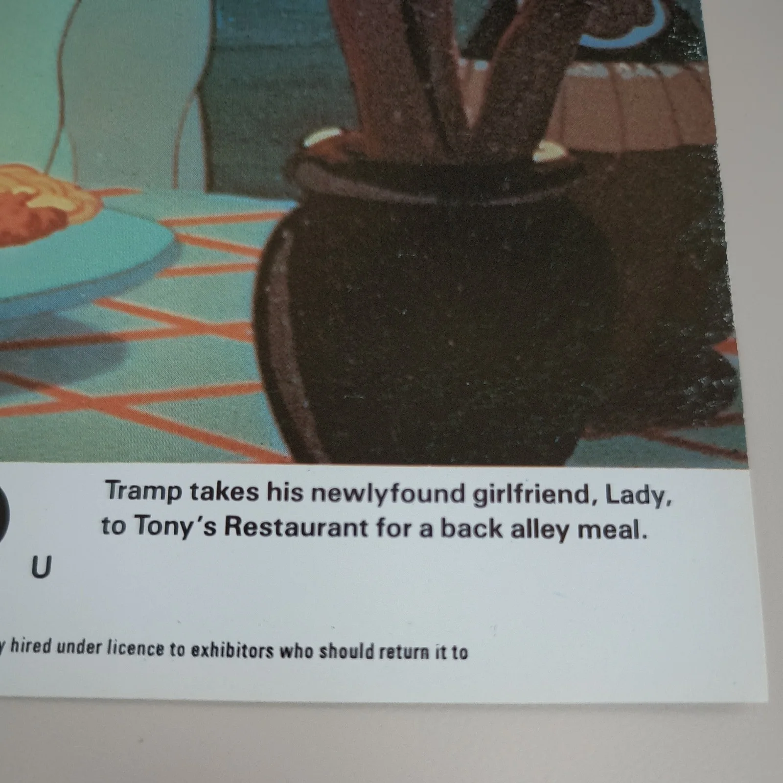 Lady And The Tramp Lobby Cards Front Of House Vintage 1970s X8 MCMLV Disney FOH, изображение 5