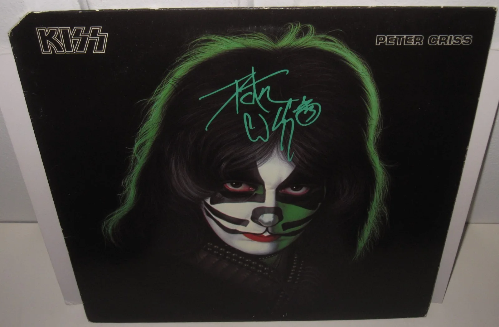 PETER CRISS SIGNED KISS ALBUM SOLO 1978 ROCK AUTOGRAPH VINYL AUCOIN JSA COA, изображение 2