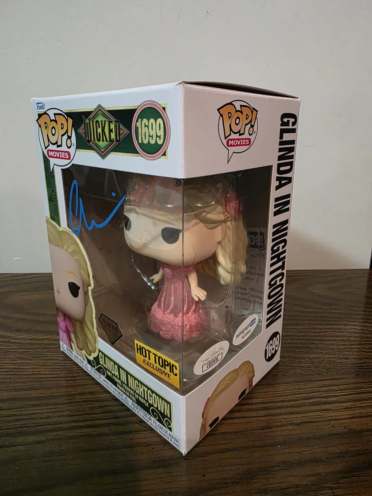 Ariana Grande — Ariana Grande Signed Glinda Funko Hot Topic Exclusive - JSA & ACOA Certified, image 2