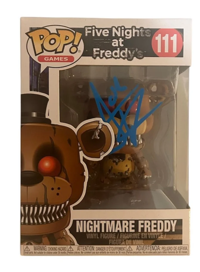 Josh Hutcherson — Josh Hutcherson Signed Autograph Five Nights At Freddy's Funko With Exact Proof
