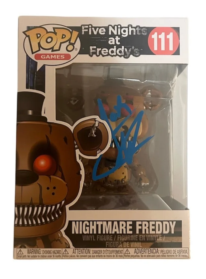 Josh Hutcherson — Josh Hutcherson Signed Autograph Five Nights At Freddy's Funko With Exact Proof