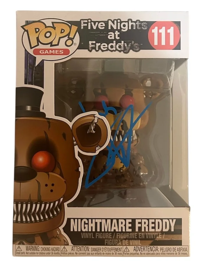Josh Hutcherson — Josh Hutcherson Signed Autograph Five Nights At Freddy's Funko With Exact Proof