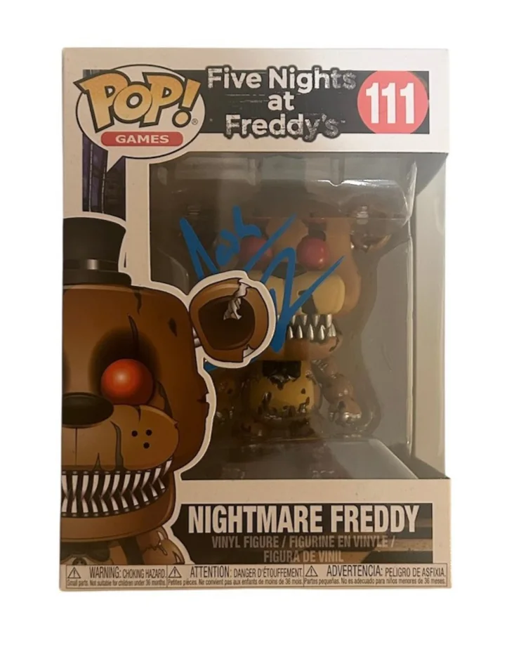 Josh Hutcherson — Josh Hutcherson Signed Autograph Five Nights At Freddy's Funko With Exact Proof