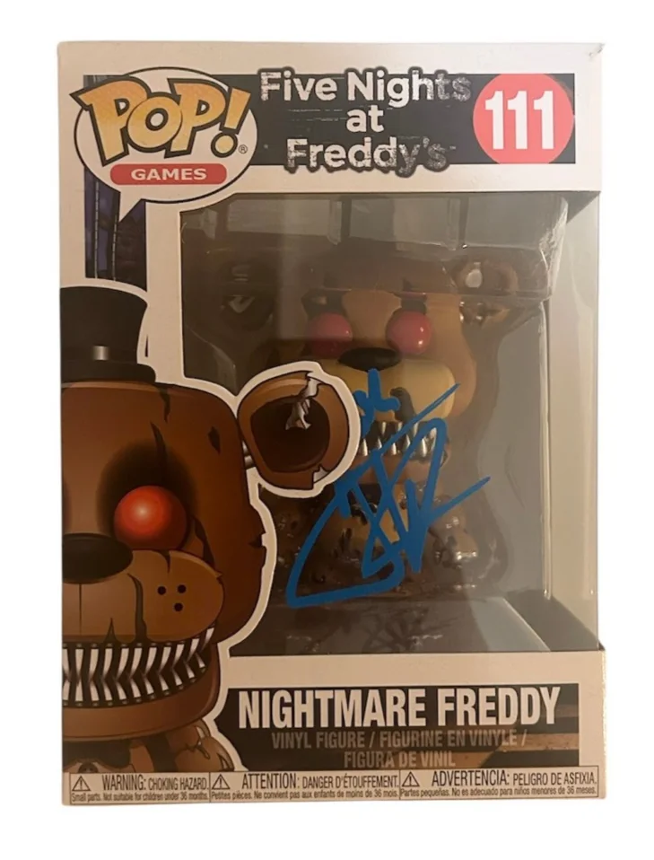 Josh Hutcherson — Josh Hutcherson Signed Autograph Five Nights At Freddy's Funko With Exact Proof