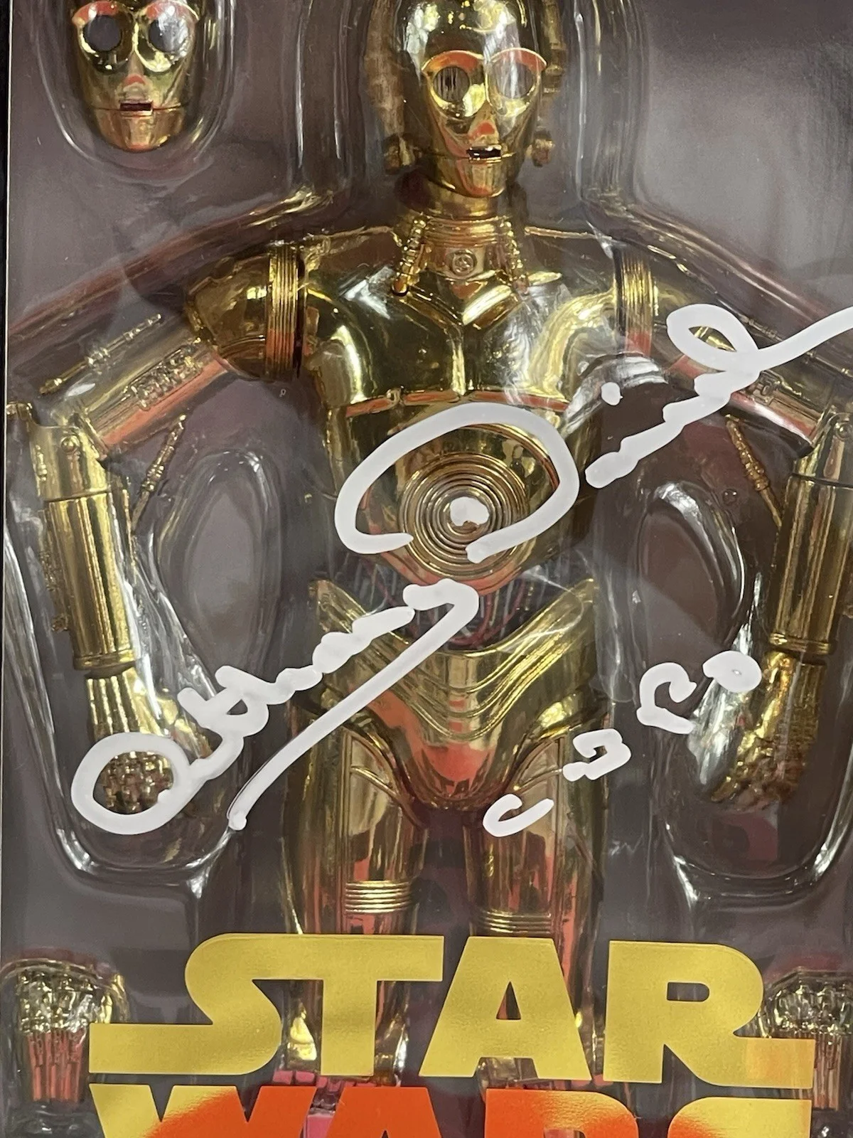 Anthony Daniels — S.H. Figuarts C-3PO Star Wars BANDAI from Japan Signed By Anthony Daniels JSA, изображение 3