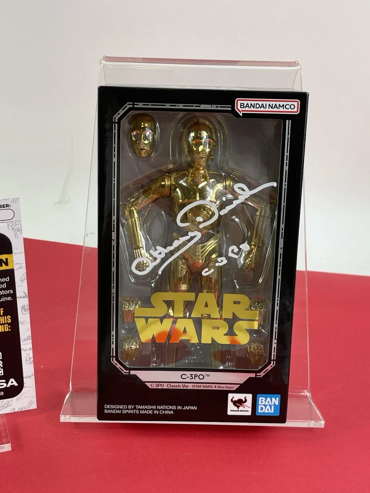 Anthony Daniels — S.H. Figuarts C-3PO Star Wars BANDAI from Japan Signed By Anthony Daniels JSA, изображение 4