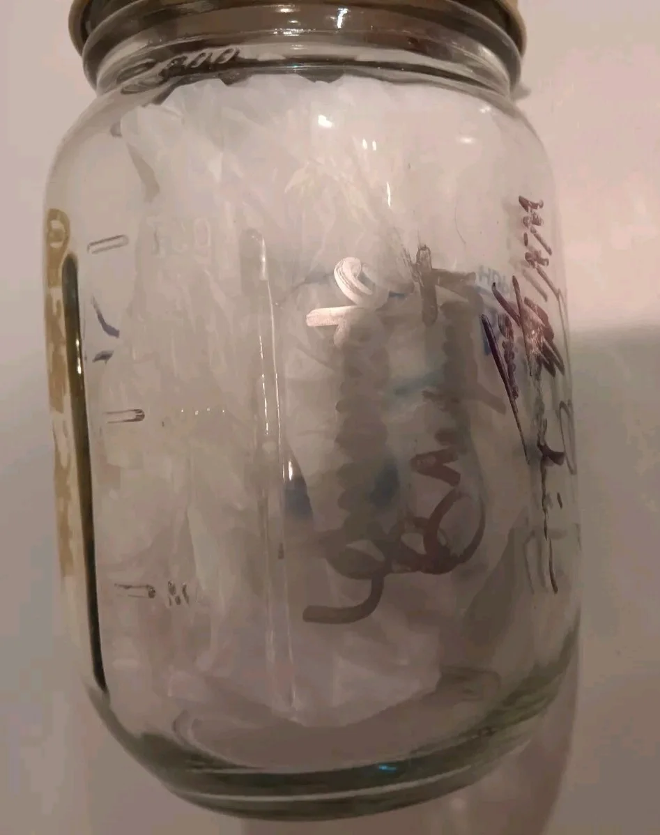 Tim Smith — MOONSHINERS Master Distillers Autographed Mason Jar Tim Smith Mike Burdette, image 3