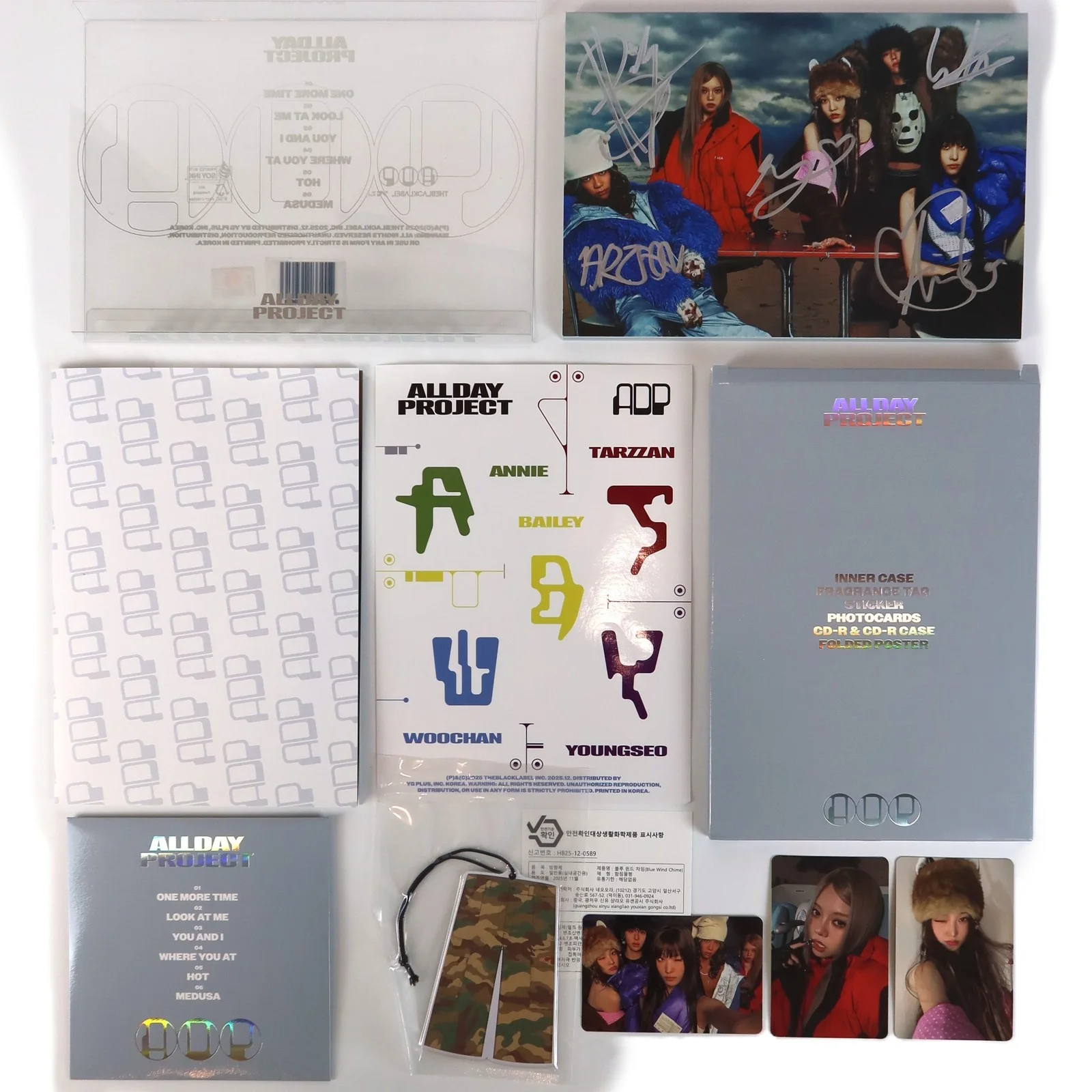 AllDay Project - 1st Mini Album [Day Ver.] Signed Autographed CD Promo 2025, image 2