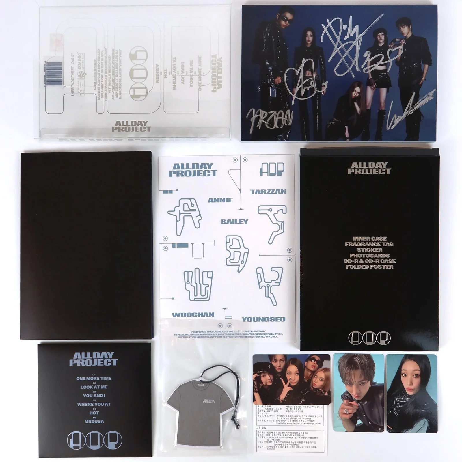 AllDay Project - 1st Mini Album [One Ver.] Signed Autographed CD Promo 2025, изображение 2