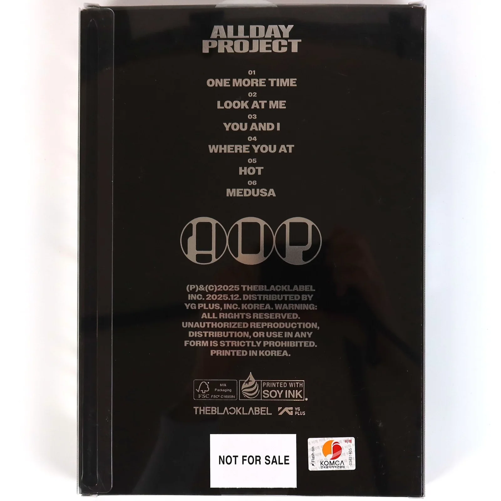 AllDay Project - 1st Mini Album [One Ver.] Signed Autographed CD Promo 2025, изображение 3