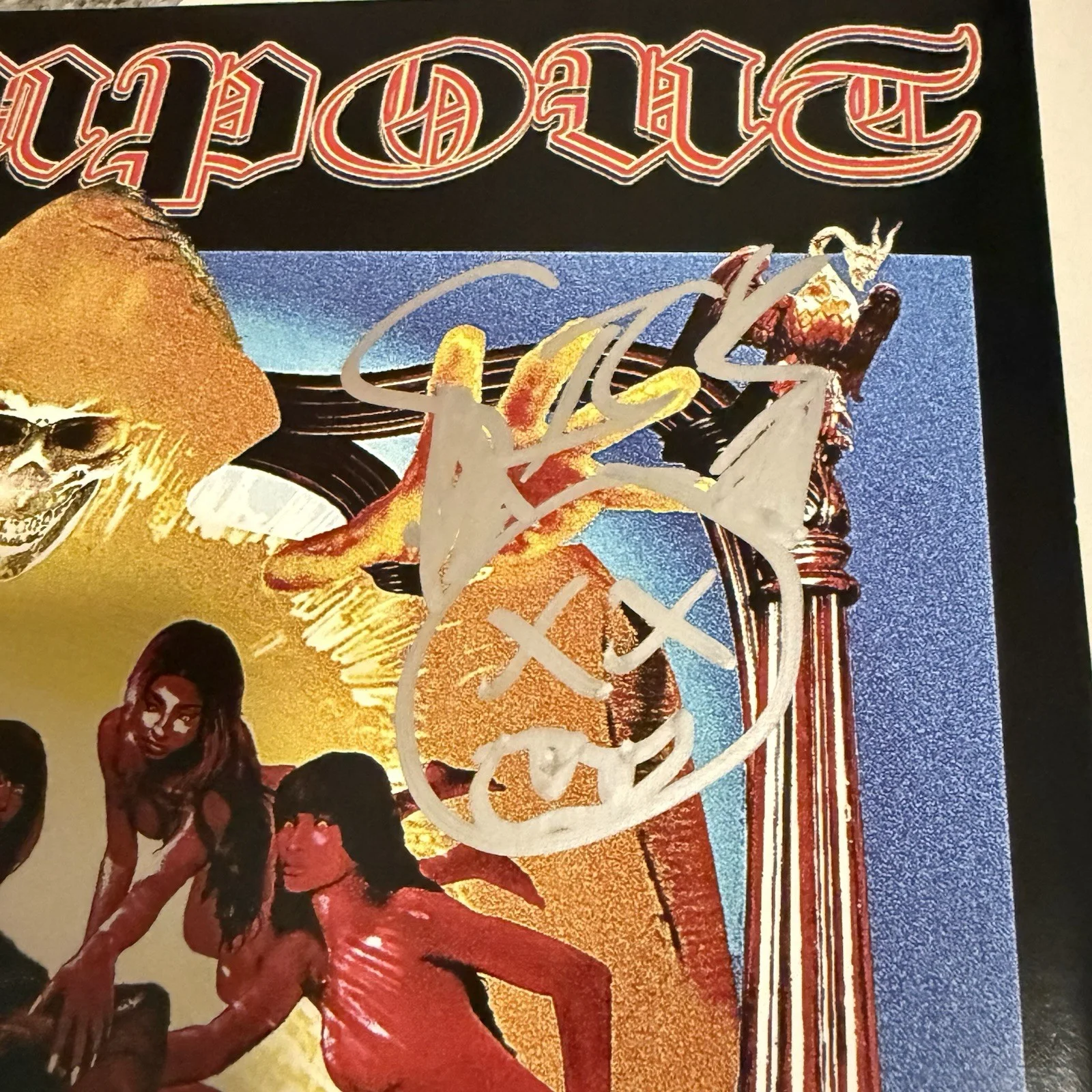 OSAMASON RAPPER SIGNED JUMP OUT VINYL RECORD ALBUM AUTOGRAPHED LIL O + JSA COA, изображение 2