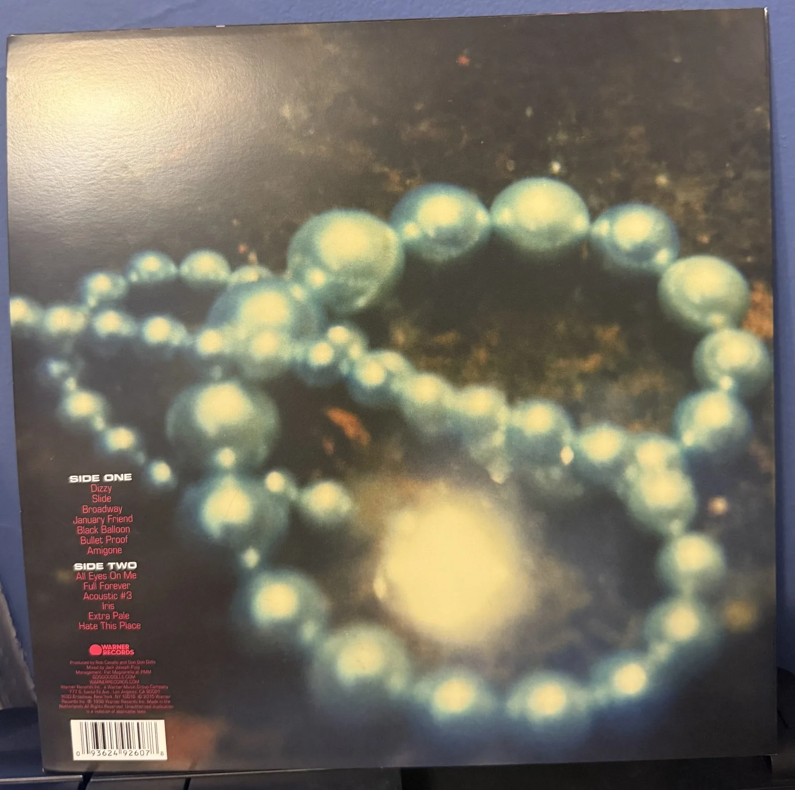 John Rzeznik signed The Goo Goo Dolls Dizzy Up The Girl 12" lp album, изображение 2