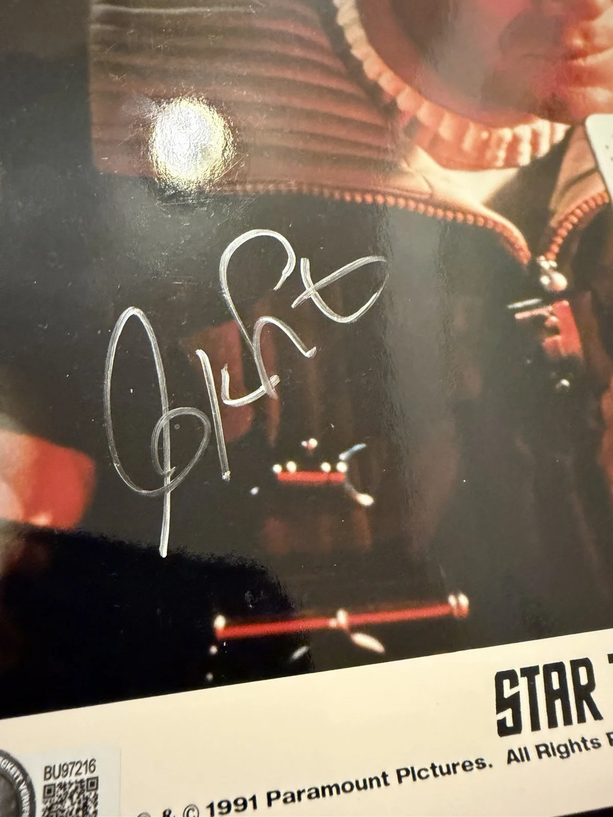 STAR TREK William Shatner Wrath Of Kahn Beckett certified signed 8x10 photo, изображение 2