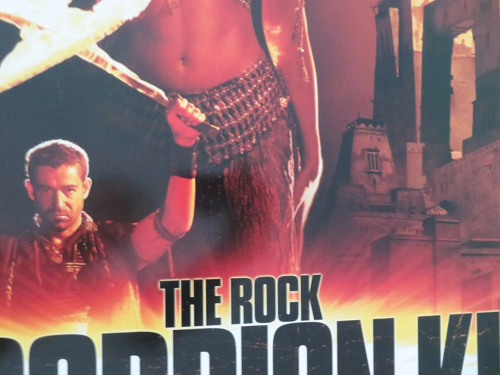 THE SCORPION KING - A US ONE SHEET ROLLED POSTER DWAYNE JOHNSON B. HILL 2002, image 2